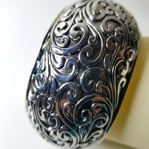 New Statement Piece Wrist Candy Silver Hinge Bracelet
